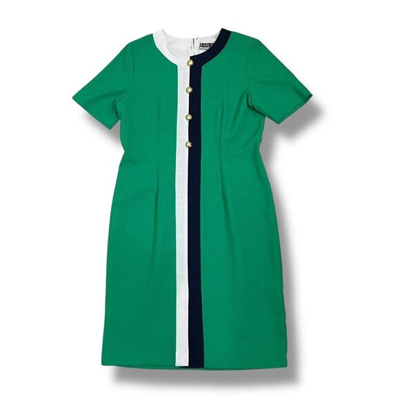Vintage 80s Karlie Collection Short Sleeve Sheath Dress - Picture 4 of 6